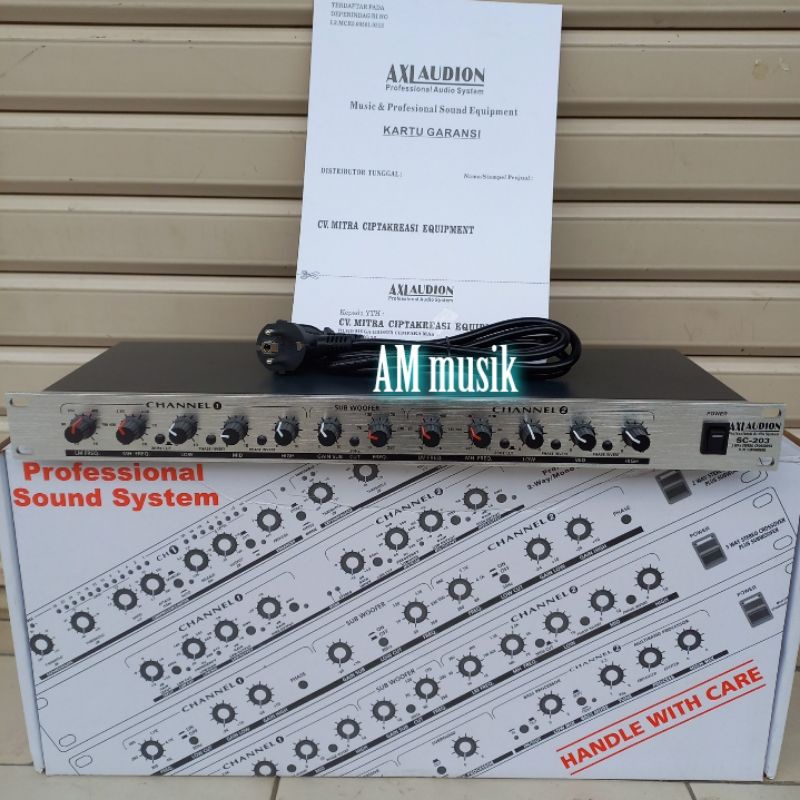 Jual CROSSOVER AXL AUDIO SC203 SC 203 SUB ORIGINAL GARANSI 1 TAHUN ...