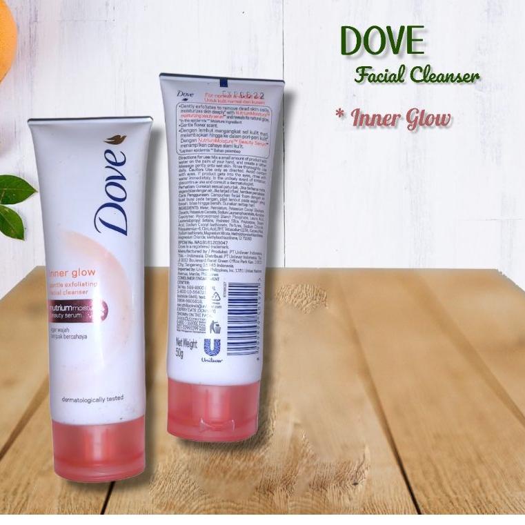 Jual [KODE BARANG J4973] DOVE FACIAL CLEANSER INNER GLOW & DEEP PURE