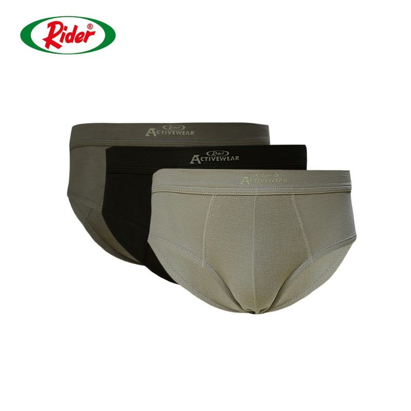 Jual RIDER Cd Pria Brief Spandex Active Wear R317B Sekotak Isi 3Pcs ...