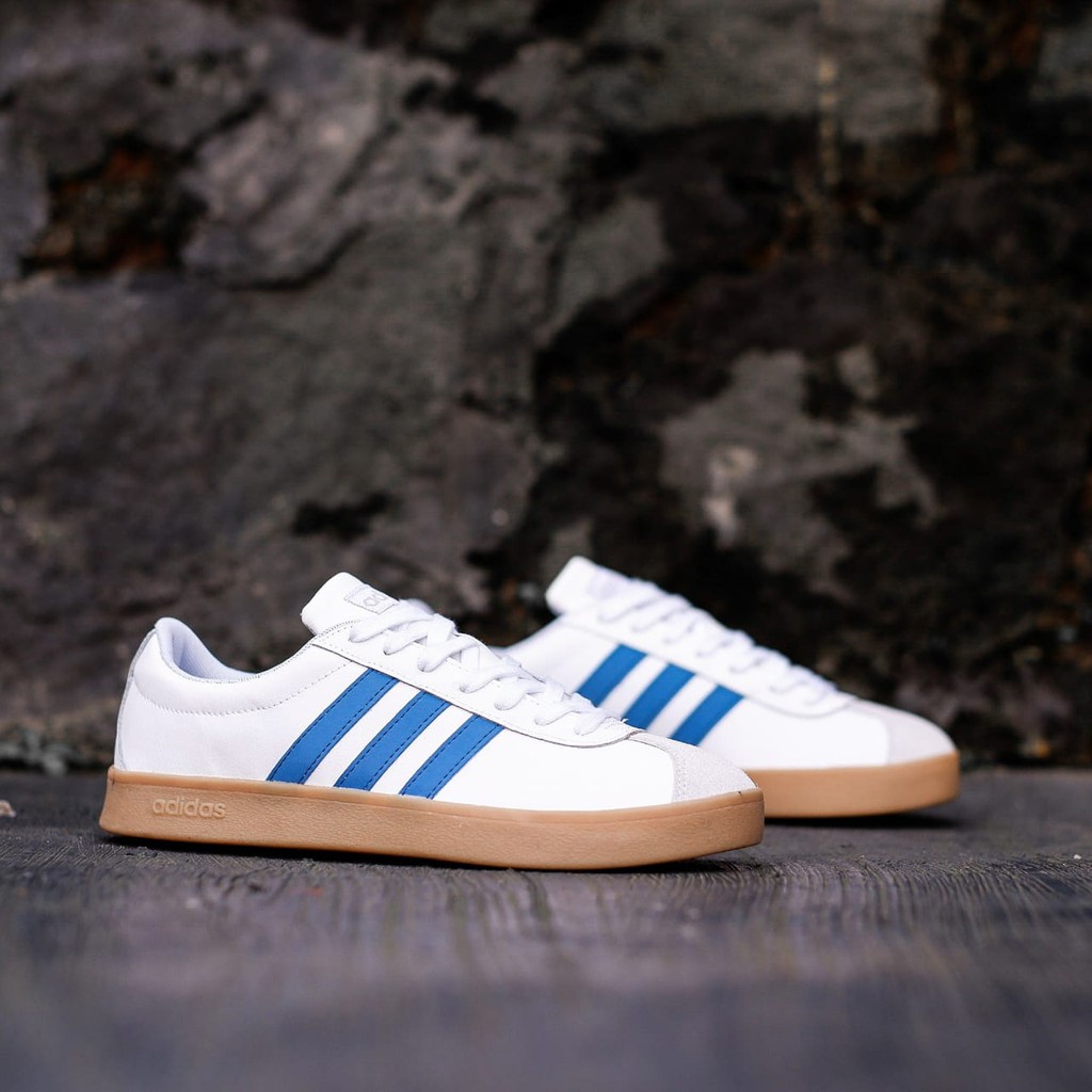 Adidas vl court top biru