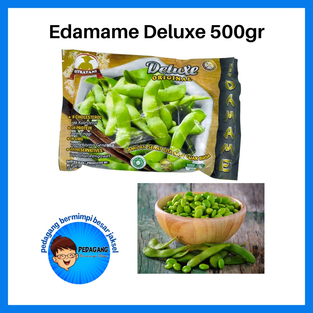 Jual Edamame Deluxe 500gr Edamame Jepang Shopee Indonesia