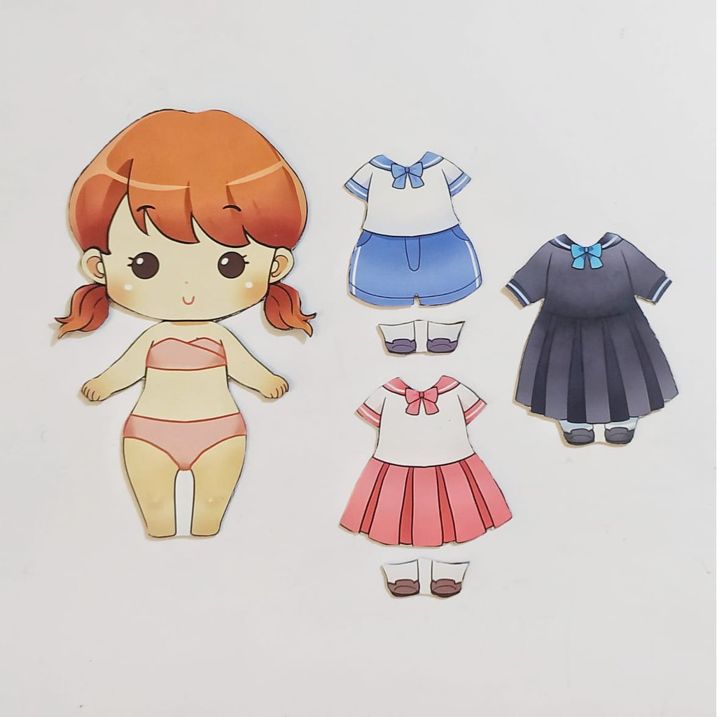 Jual Busy Page Bp Bpan Orang Mainan Anak Edukasi Paper Doll Bongkar