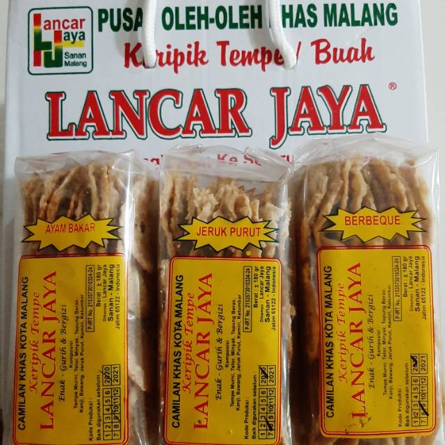 Jual Paket Isi 12 Keripik Tempe Lancar Jaya Malang Shopee Indonesia