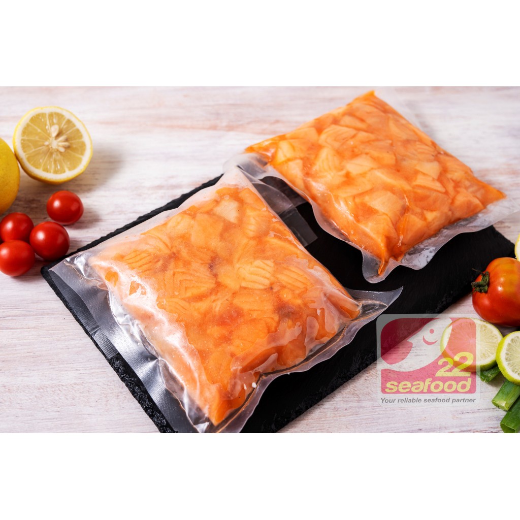 Jual Salmon Scrape Meat 500 gram / Daging Kasar / Seafood 22 | Shopee ...