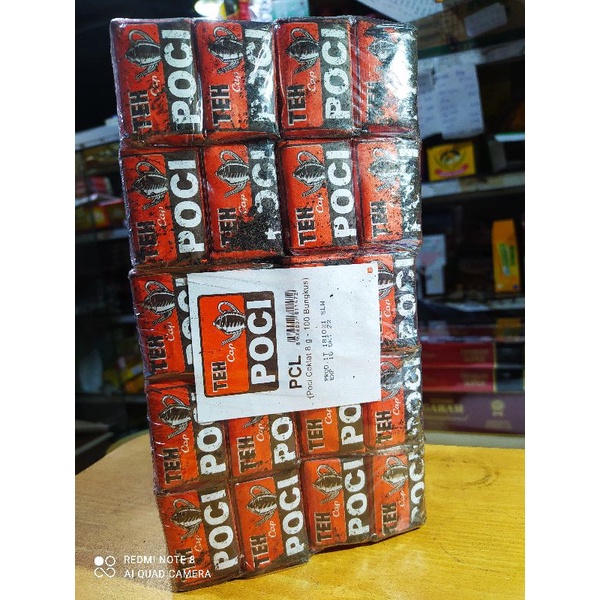 Jual 1 bal teh cap poci merah lusinan 100 pcs | Shopee Indonesia