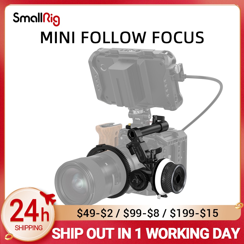 Jual SmallRig Portable Mini Follow Focus Matte box quick focus Wireless Lens control For DSLR