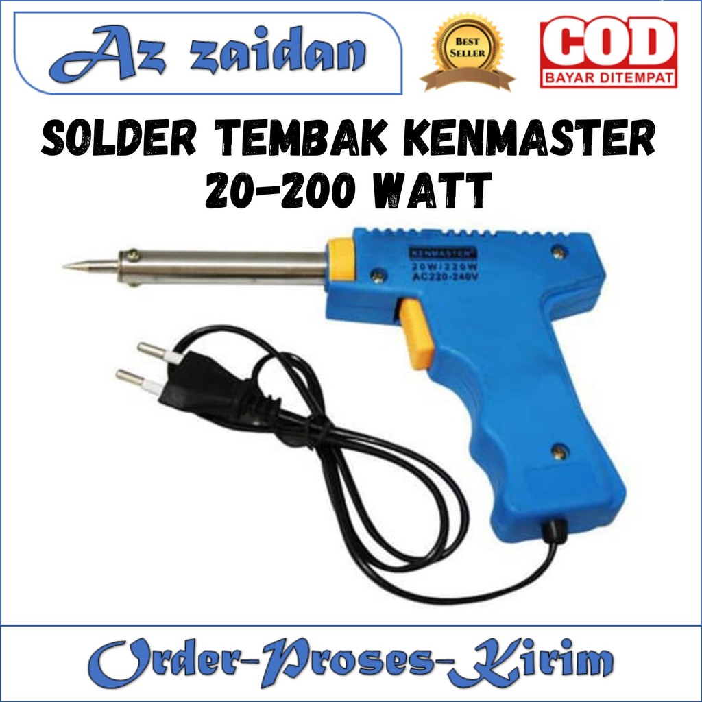 Jual Solder Tembak Listrik Kenmaster Watt Murah Bagus Awet