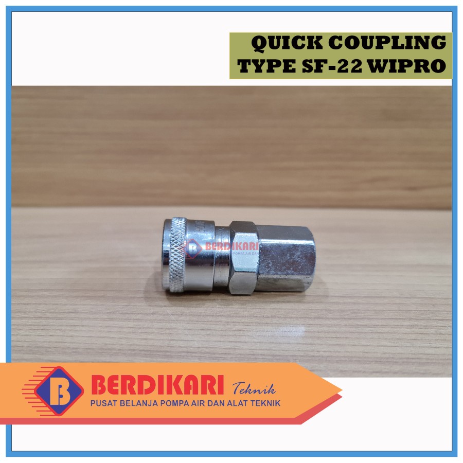 Jual COUPLER MALE KOPLER QUICK COUPLING SAMBUNGAN ANGIN KOMPRESOR SF 22 ...