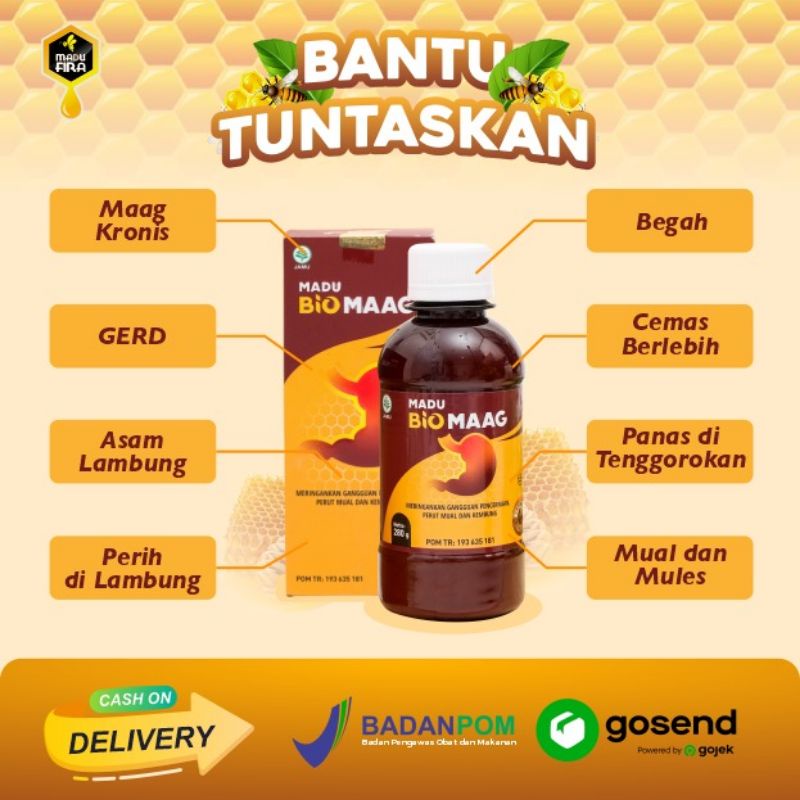 Jual Madu Biomaag Untuk Maag Kronis Asam Lambung Tinggi Gerd