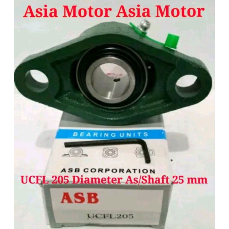 Jual Pillow Block Bearing UCFL205 As 25 mm ASB Pilow Blok Laher UCFL ...