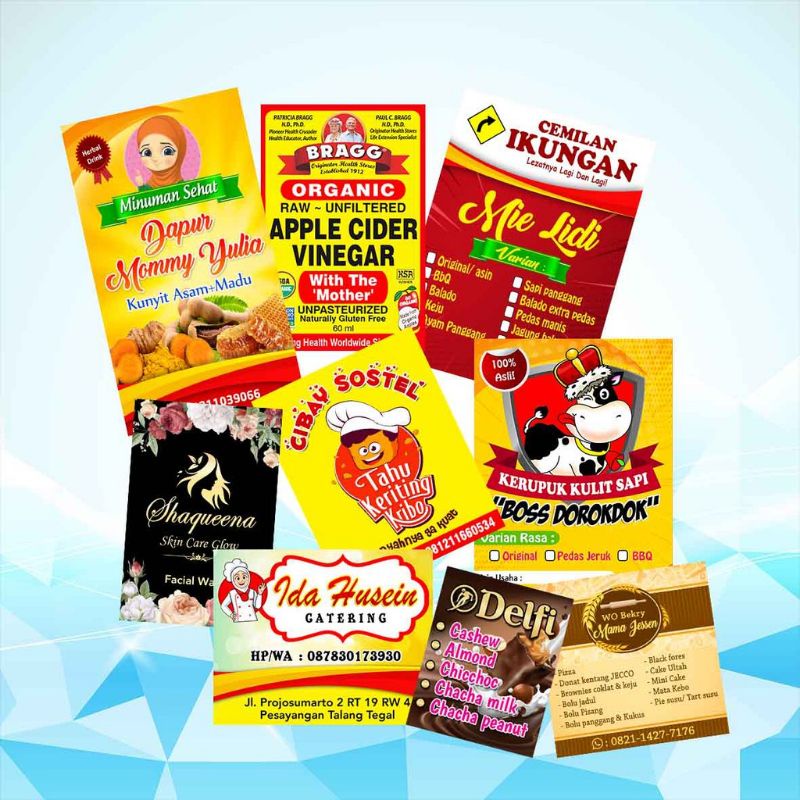 Jual CETAK STIKER LABEL MURAH PROSES CEPAT | Shopee Indonesia