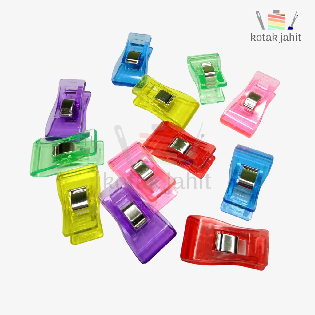 Jual penjepit klip kain medium sedang satuan wonder Fabric clip clips ...