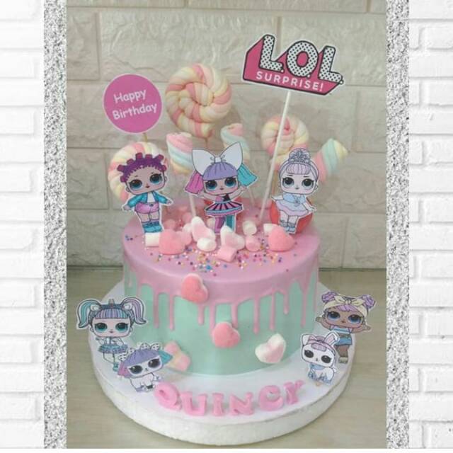 Jual LOL SURPRISE / HAPPY BIRTHDAY / KUE ULANG TAHUN / BOLU ENAK