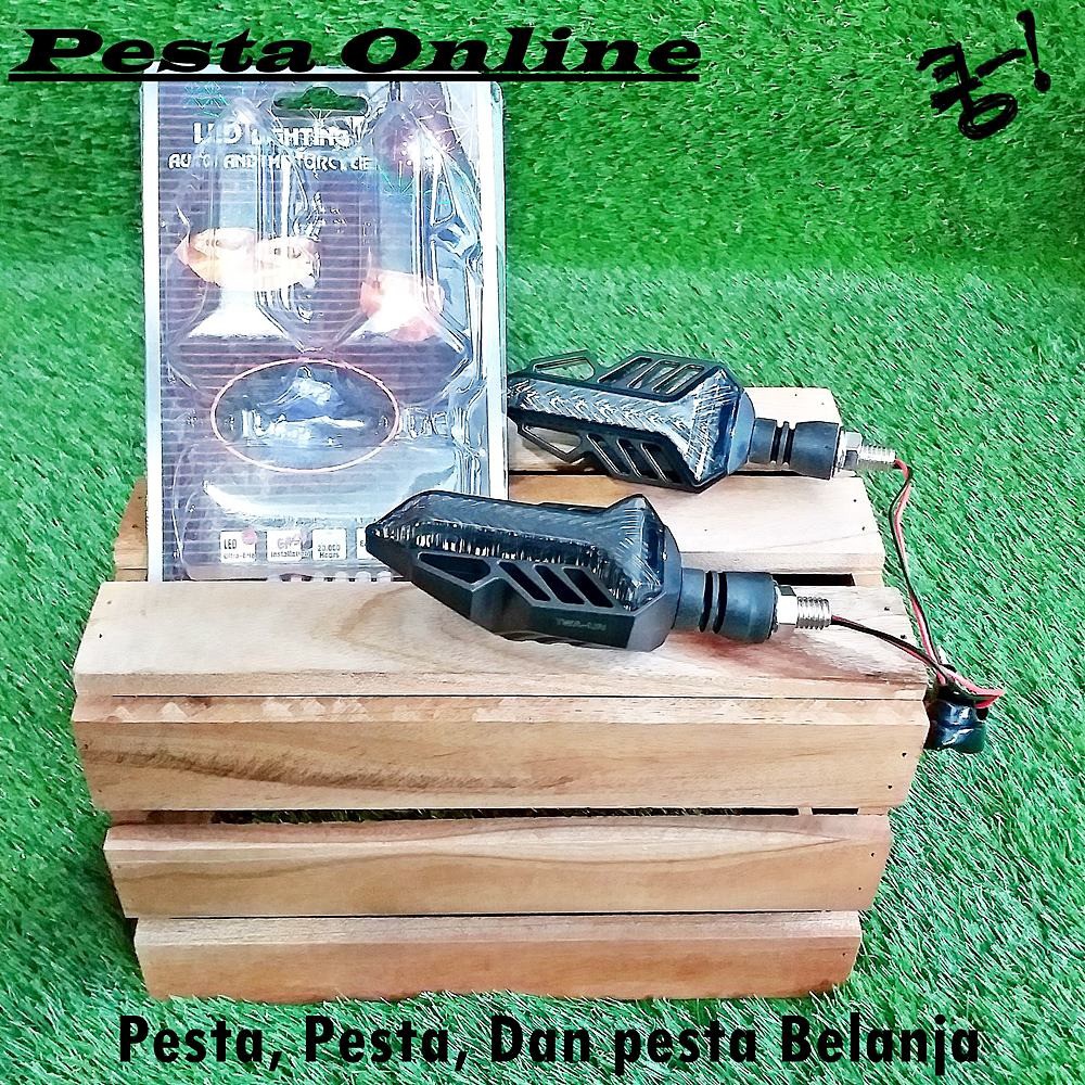 Jual Lampu Sen Riting Sein LED DRL Running Merah Motor Sport CBR VIxion ...