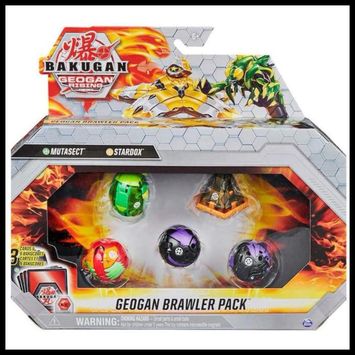 Jual Bakugan Geogan Rising Geogan Brawler Pack - Mutasect X Stardox ...