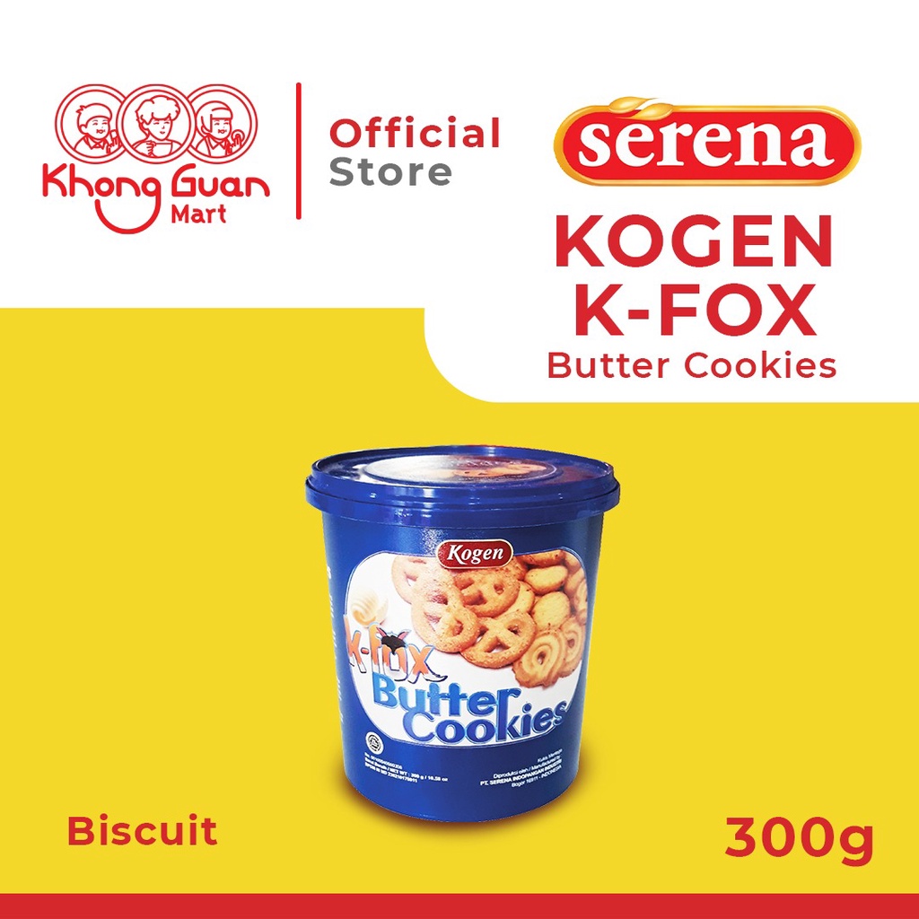 Jual Kogen KFox Butter Cookies 300 gr Shopee Indonesia