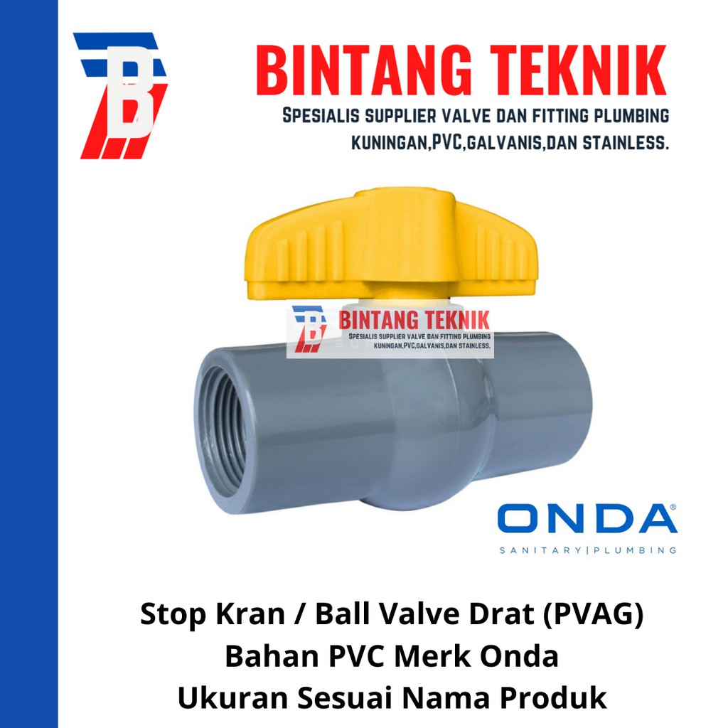 Harga ball deals valve pvc