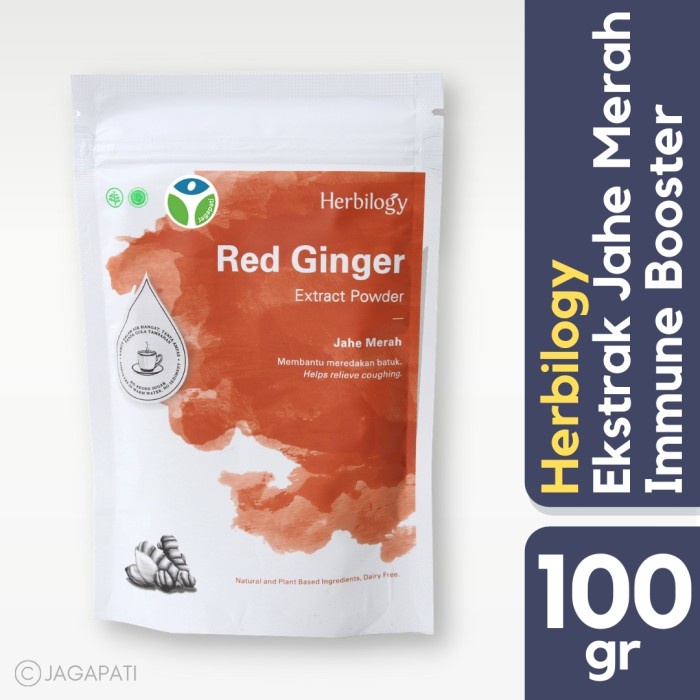 Jual Tradisional Minuman Herbilogy Red Ginger Ekstrak Jahe Merah