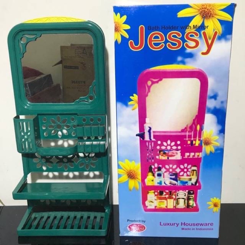 Jual KACA RAK KAMAR MANDI / BATH HOLDER JESSY | Shopee Indonesia