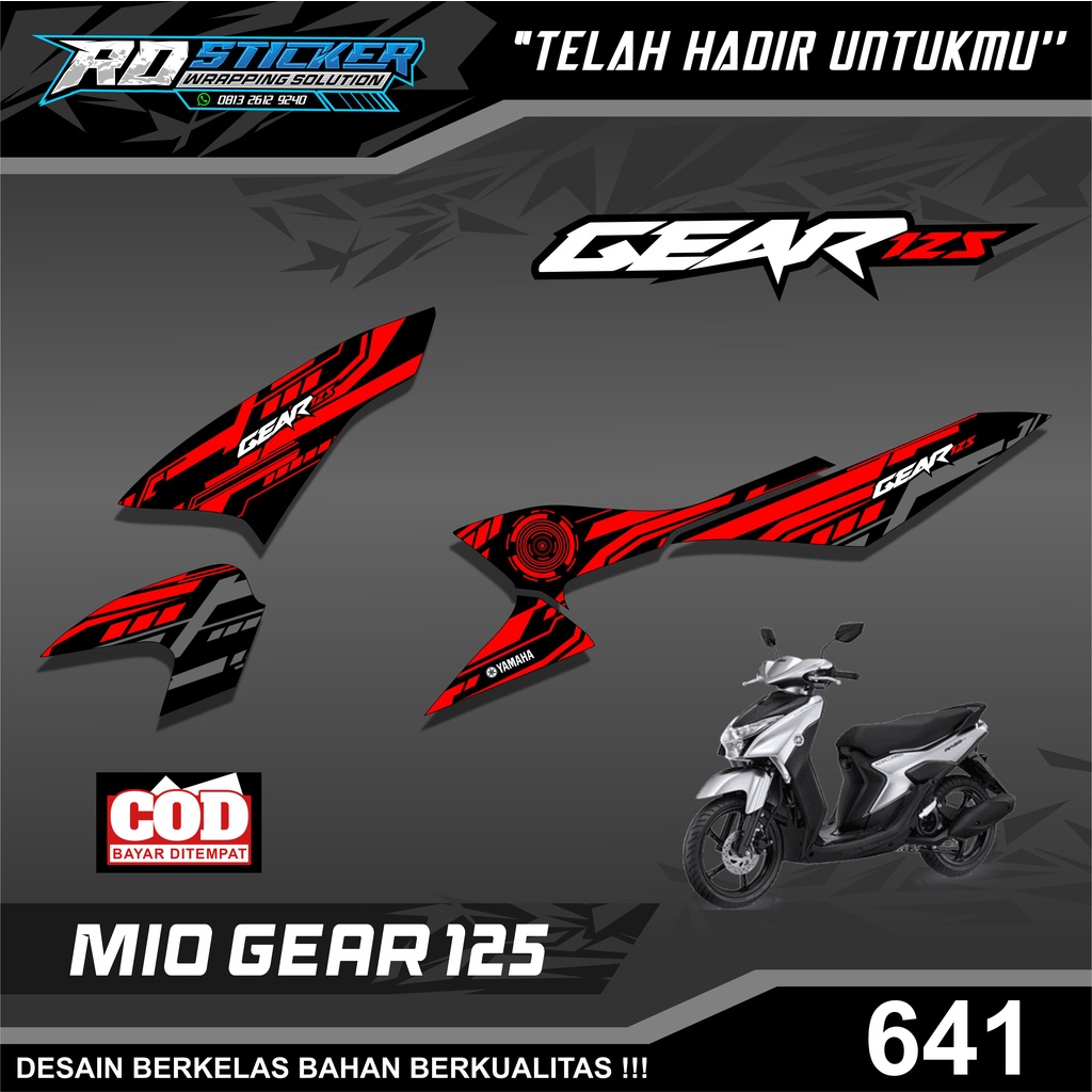 Jual Striping sticker mio gear 125 striping mio gear variasi