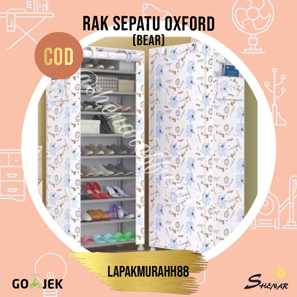 Jual RAK SEPATU/RAK SEPATU PORTABLE/RAK SEPATU BERGAMBAR/RAK SEPATU ...