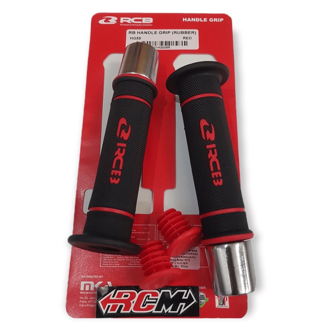 Jual Hanfat Hanpad Handgrip Hand Grip Rcb Racingboy Universal Motor Warna Red Merah Type Hg Hg