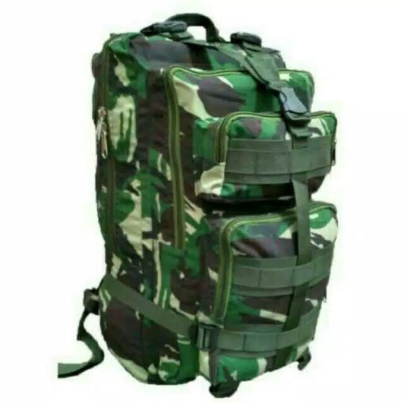 Jual COD !!! TAS RANSEL LIBANON LORENG TNI OUTDOR PREMIUM CORDURA BESAR ...