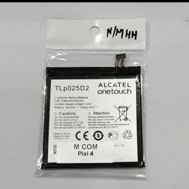 Alcatel Batteria originale PIXI 4 (7) 8050D 9003X TLP025GC 2580mAh Pila