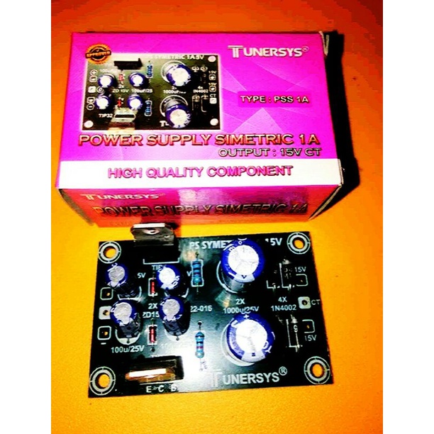 Jual kit power supply simetris 15 volt CT 1A | Shopee Indonesia