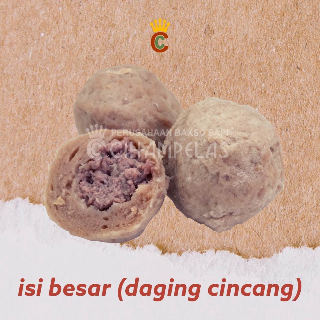 Jual Cihampelas Bakso Isi Besar Daging Cincang Shopee Indonesia