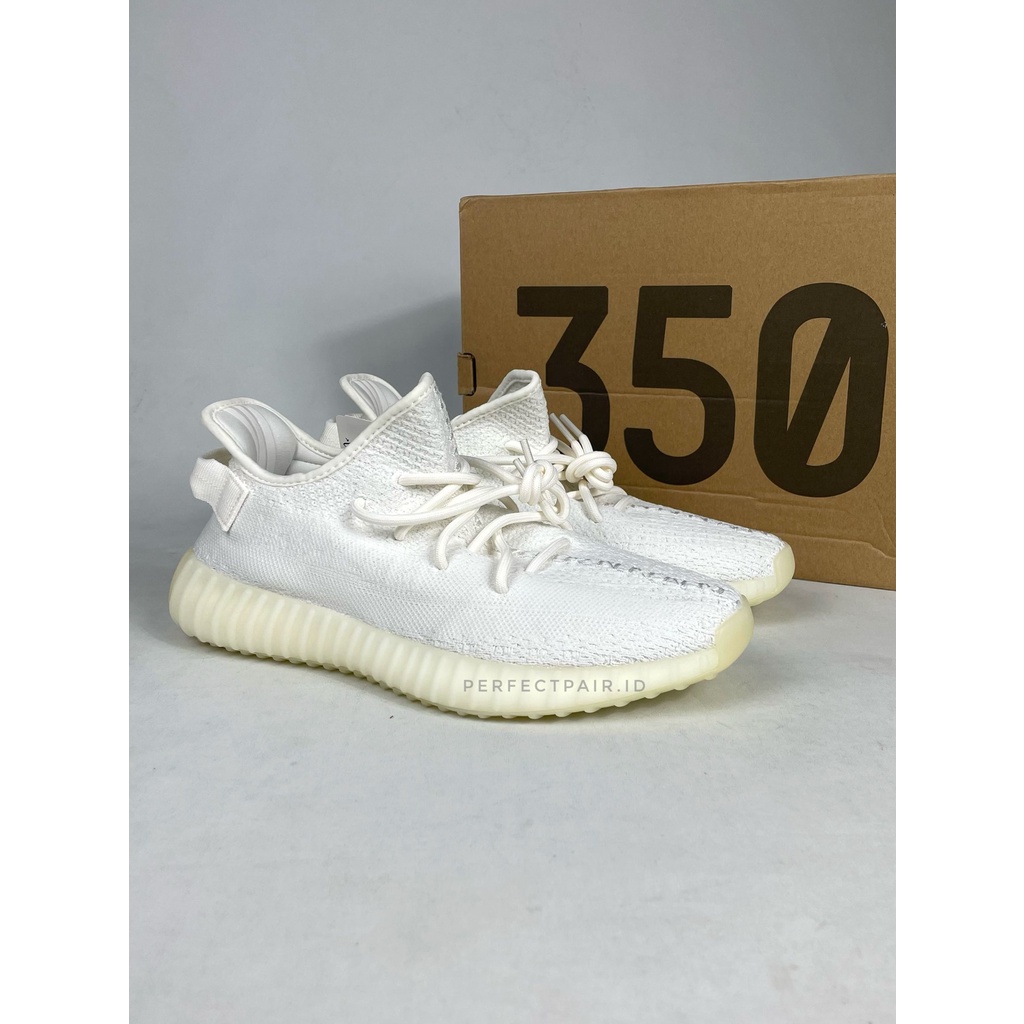 Jual Adidas Yeezy Boost 350 V2 Cream White 100 Original BNIB Shopee Indonesia