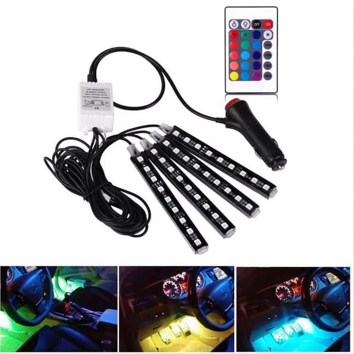 Jual LED KOLONG DASHBOARD MOBIL RGB - LAMPU DASHBOARD MOBIL RGB REMOTE ...