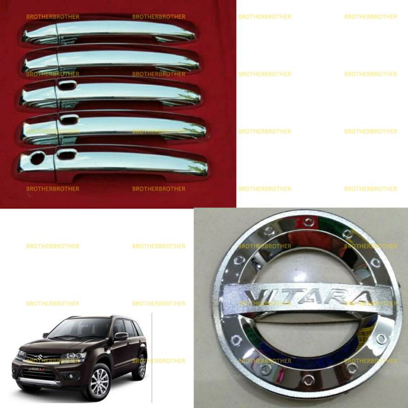 Jual Paket Handle Tank Cover Suzuki Grand Vitara Chrome | Shopee Indonesia