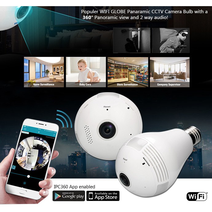 Harga cctv panoramic hot sale camera