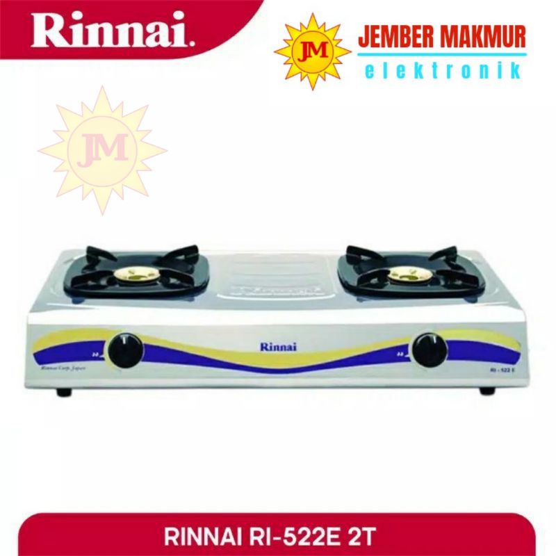 Jual kompor gas rinnai 2 tungku ri 522e terdekat Harga Terbaik u0026 Termurah  Oktober 2023 | Shopee Indonesia