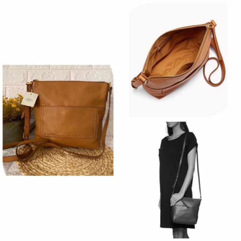 Jual fossil amelia crossbody tan sale Shopee Indonesia