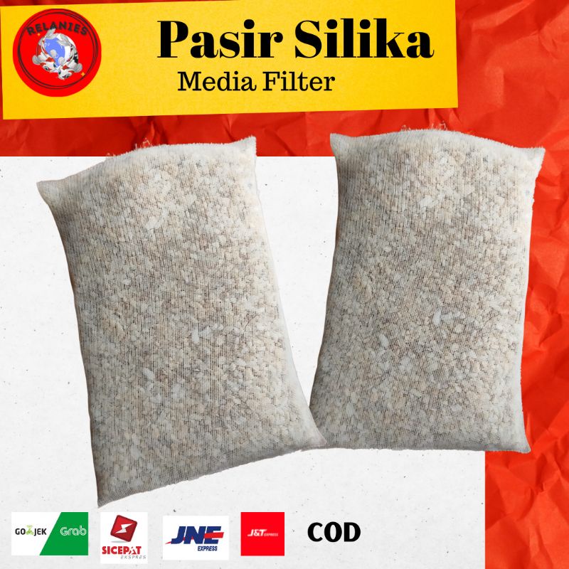 Jual PASIR SILIKA WATER FILTRASI MEDIA FILTER KOLAM KOI | Shopee Indonesia