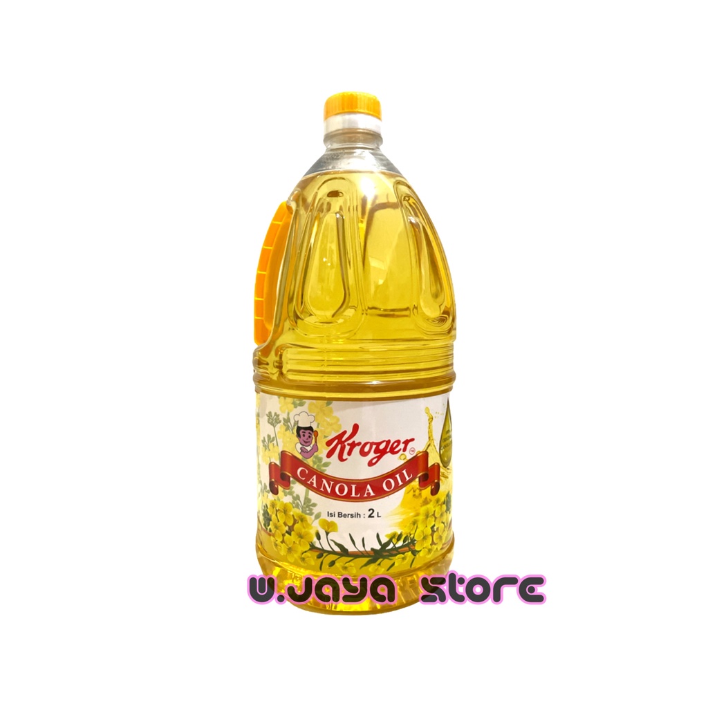 Jual Kroger Canola Oil 2 lt / Minyak Bunga Canola / kanola Shopee