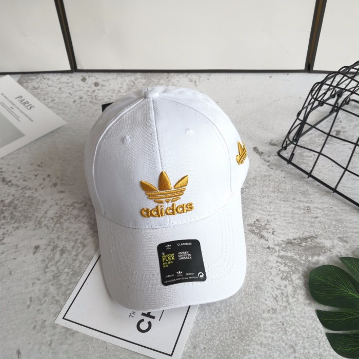 TERMURAHHHH!!! Topi Baseball Adidas 80% Cotton 20% Polyester MADE IN  CHINA Putih Hitam