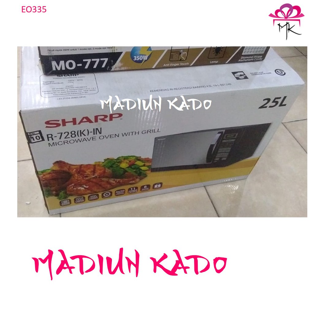 Jual Microwave Oven Sharp R-728(K)IN Kapasitas 25 Liter | Shopee Indonesia
