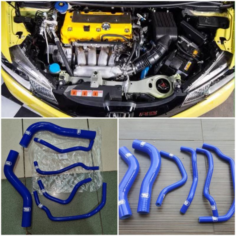 Jual selang samco radiator honda jazz gk 5 gen 3 full set selang ...