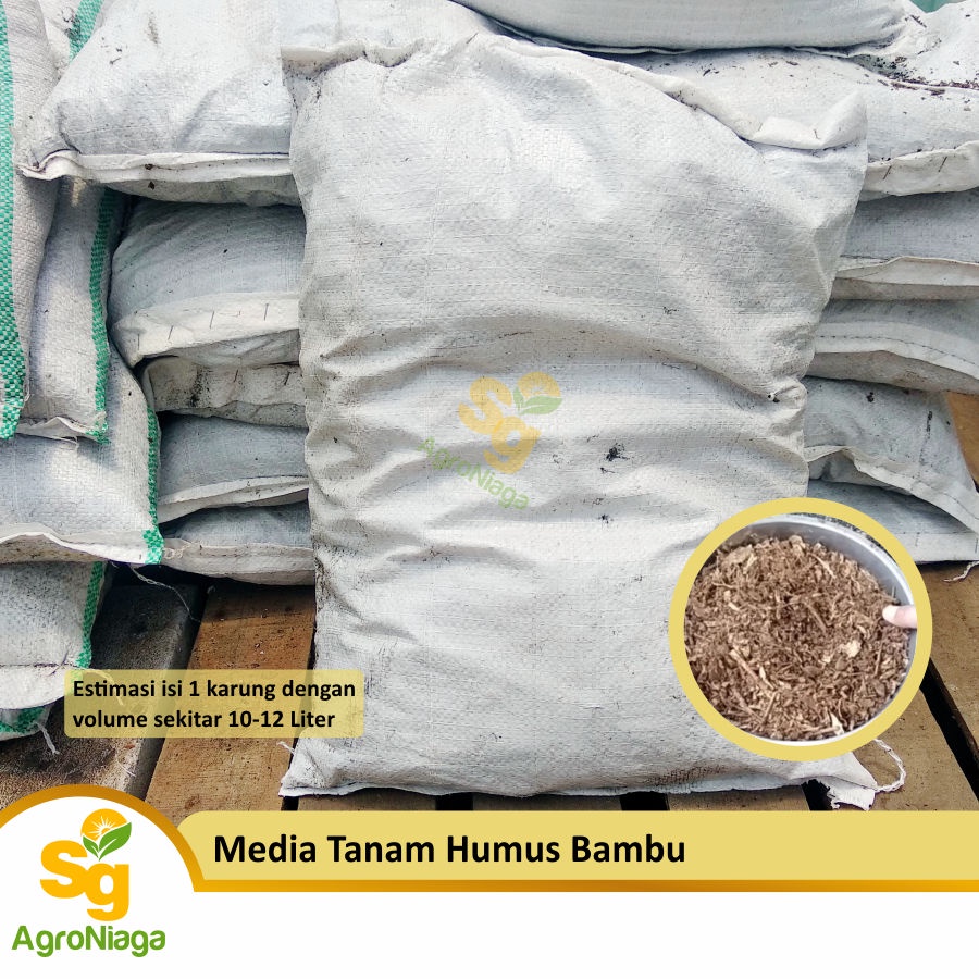 Jual Media Tanam Humus Bambu Kemasan 1 Karung Shopee Indonesia 