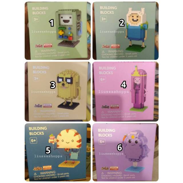 Jual Mainan Anak Miniso - Adventure Time Building Blocks | Shopee Indonesia
