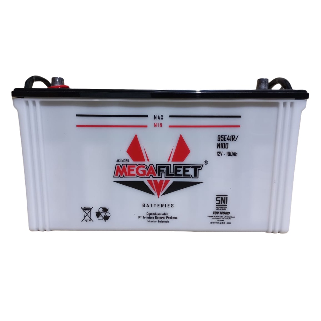 Jual MEGAFLEET N100 - 95E41R (100 Ampere) - Aki Mobil | Shopee Indonesia