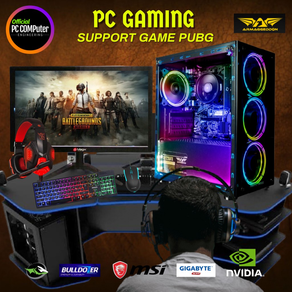 Jual Pc Gaming Editing Fullset Lengkap Intel Core I F Vga Gtx Gb Ddr Led Inch