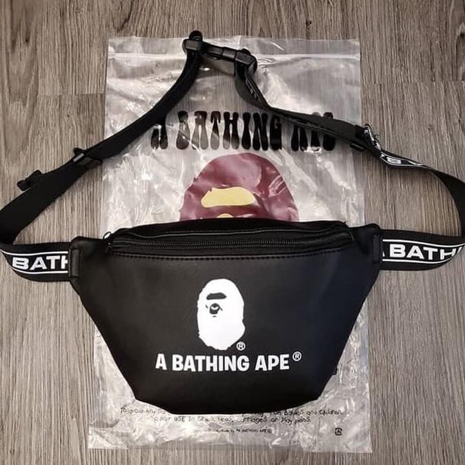 tas ori kak dan jaminan baru BAPE waistbag ss19 Original Waist Bag A Bathing Ape order gaes