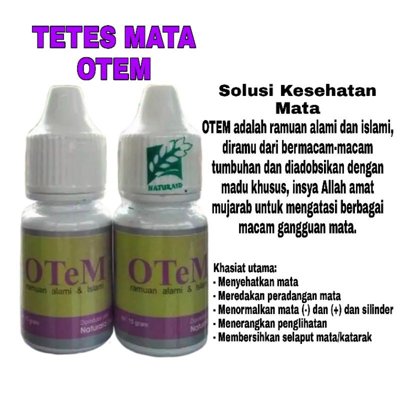 Jual OTEM/OTJIMA Obat Tetes Mata Madu Herbal | Shopee Indonesia