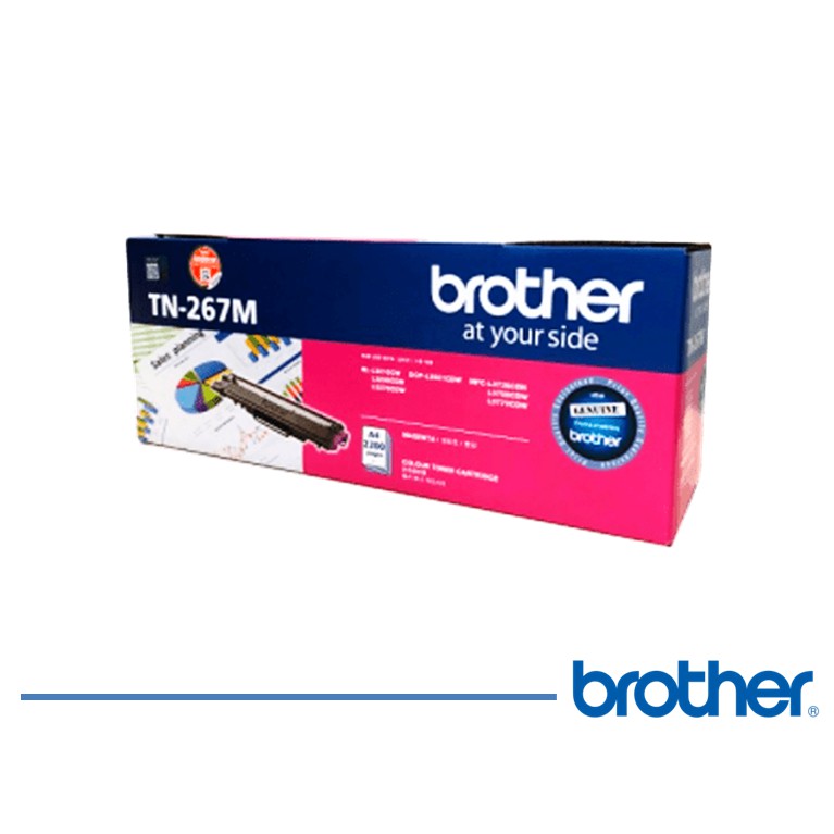 Toner Brother Original TN267 Magenta for DCP-L3551CDW, MFC-3735CDN, dll - Original Resmi (2)