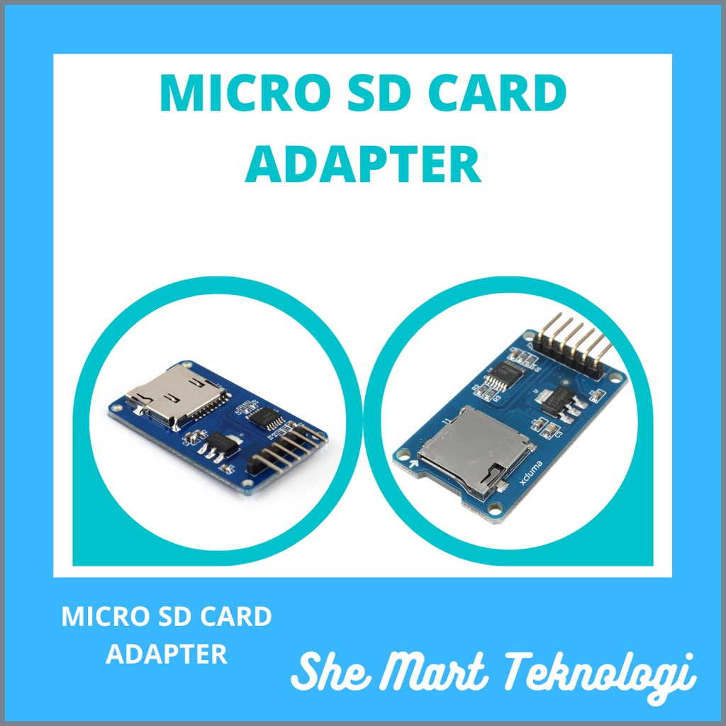Jual Modul micro sd card adapter read and write arduino/ARM | Shopee ...