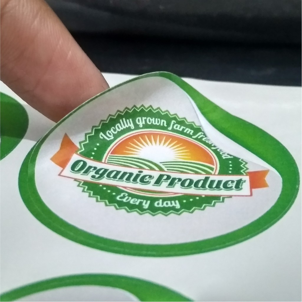 Jual Stiker Label Kemasan UKM Bontac Chromo Glosy + Cutting A3 ...